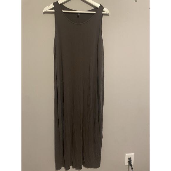 EILEEN FISHER‎ VISCOSE JERSEY FULL LENGTH DRESS - Picture 1 of 6